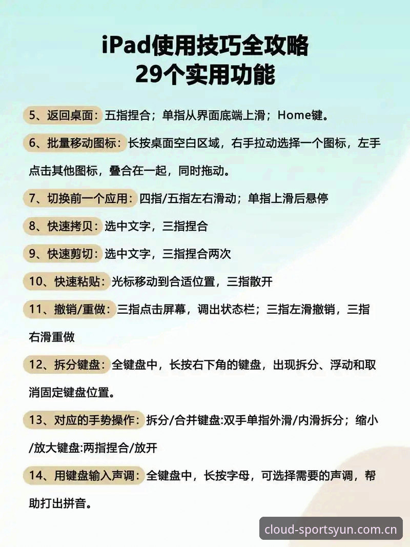 新手必看：云体育平台极速体验的5个实用技巧